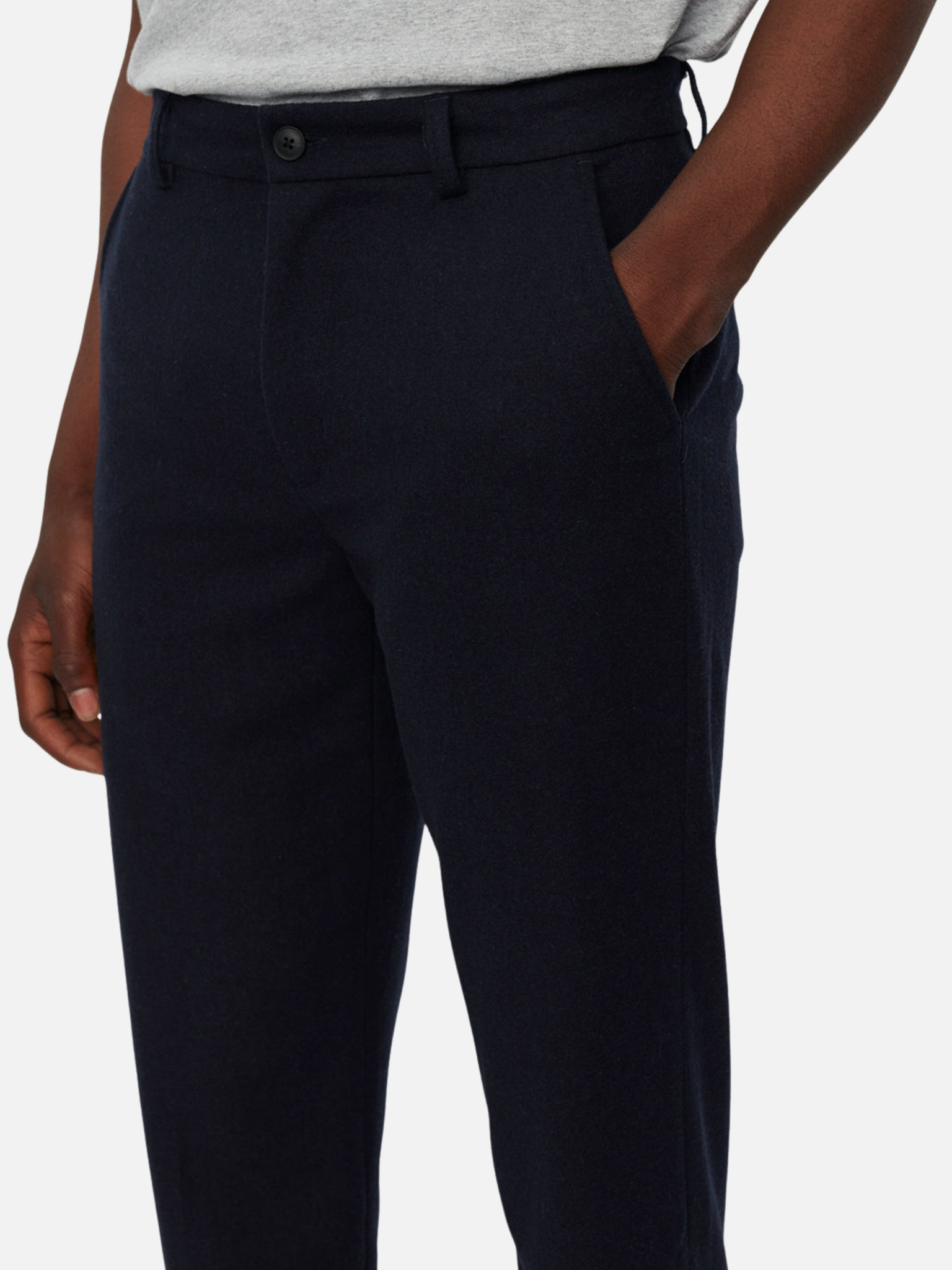 Les Deux Como Reg Suit Pants Dark Navy Relaxed Straight Fit Formal Nice Pants for Men Men’s Bottoms Fall Winter Blue Athens GA Georgia Kempt Menswear Store Near Me
