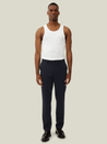 Les Deux Como Reg Suit Pants Dark Navy Relaxed Straight Fit Formal Nice Pants for Men Men’s Bottoms Fall Winter Blue Athens GA Georgia Kempt Menswear Store Near Me
