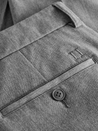 Les Deux Como Reg Suit Pants Grey Gray Melange Relaxed Straight Fit Formal Nice Pants for Men Men’s Bottoms Fall Winter Athens GA Georgia Kempt Menswear Store Near Me