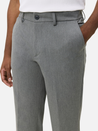 Les Deux Como Reg Suit Pants Grey Gray Melange Relaxed Straight Fit Formal Nice Pants for Men Men’s Bottoms Fall Winter Athens GA Georgia Kempt Menswear Store Near Me
