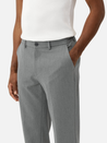 Les Deux Como Reg Suit Pants Grey Gray Melange Relaxed Straight Fit Formal Nice Pants for Men Men’s Bottoms Fall Winter Athens GA Georgia Kempt Menswear Store Near Me