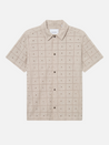 Les Deux Hector Anglaise Shirt Light Sand Men’s SS Short Sleeve Button Up Casual Shirt Collared Top for Men Athens GA Georgia Kempt Menswear Store Near Me
