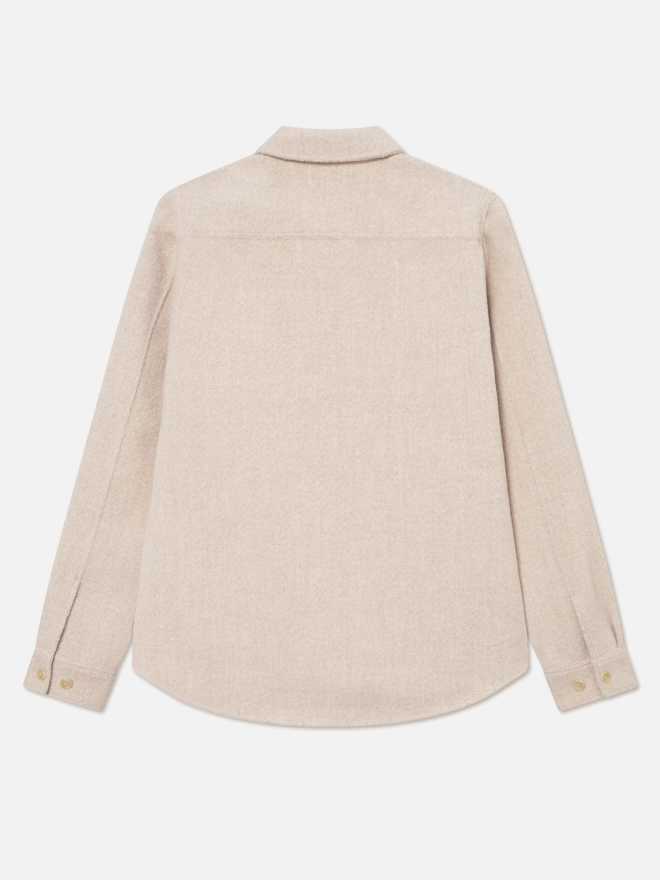 Les Deux Lennon Bouclé Overshirt Collared LS Long Sleeve Outerwear Cream Ivory White Button Up Tops for Men Men’s Tops Athens GA Georgia Kempt Menswear Store Near Me