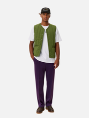Les Deux Martin Vest Chive Green Quilted Men’s Layer Outerwear Winter Layering Top Athens GA Georgia Kempt Menswear Store Near Me