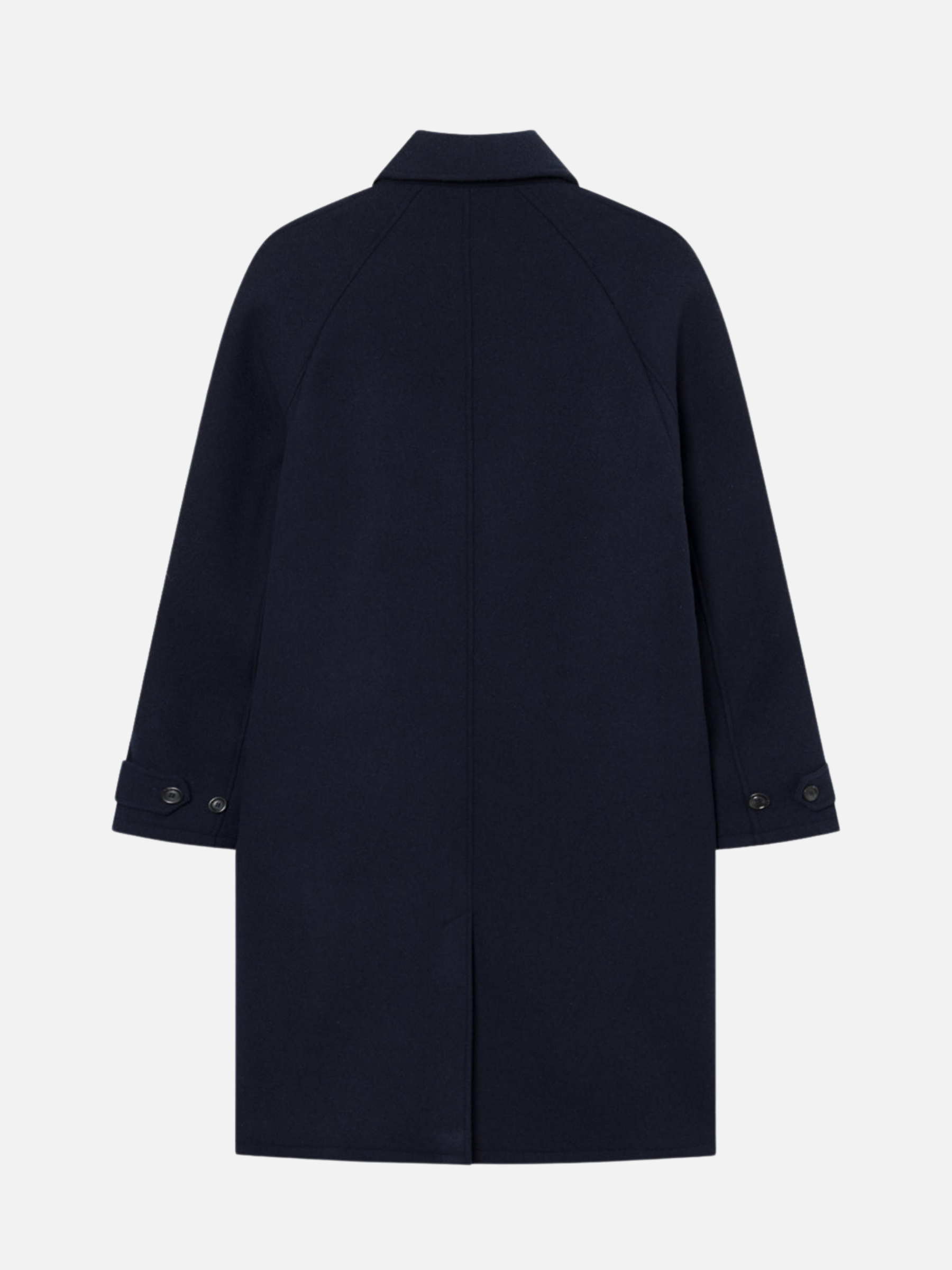 Les Deux Michael Solid Wool Coat 3.0 Dark Navy Blue Men’s Winter Outerwear Athens GA Georgia Kempt Menswear Store Near Me