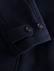 Les Deux Michael Solid Wool Coat 3.0 Dark Navy Blue Men’s Winter Outerwear Athens GA Georgia Kempt Menswear Store Near Me