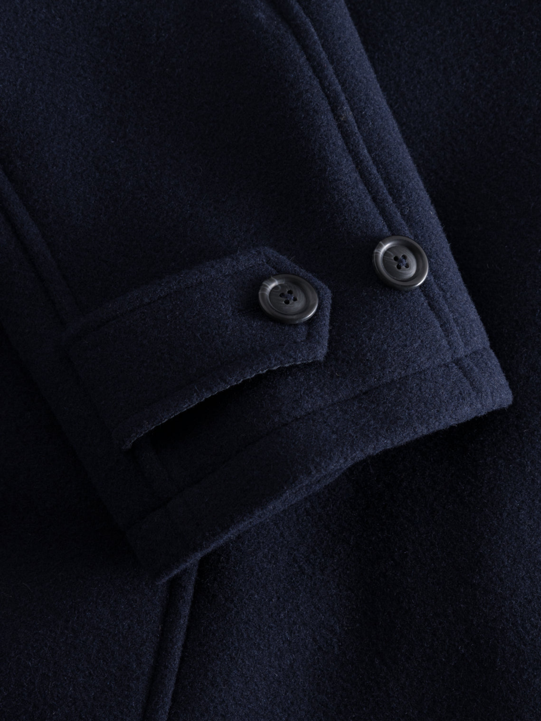 Les Deux Michael Solid Wool Coat 3.0 Dark Navy Blue Men’s Winter Outerwear Athens GA Georgia Kempt Menswear Store Near Me