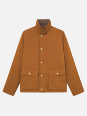 Les Deux Montana Jacket Monk’s Robe Yellow Orange Front Pockets Collared LS Outerwear Men’s Jackets for Men Winter Fall Attire Athens GA Georgia Kempt Menswear Store Near Me