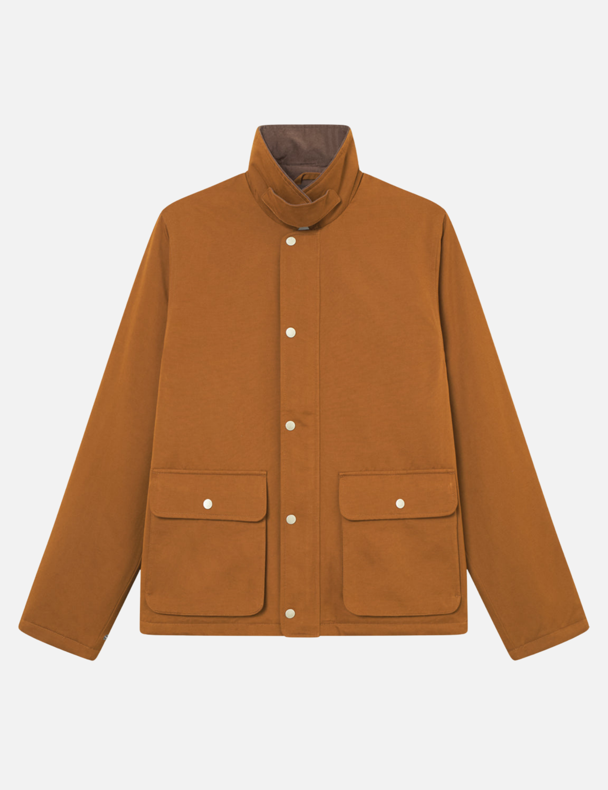 Les Deux Montana Jacket Monk’s Robe Yellow Orange Front Pockets Collared LS Outerwear Men’s Jackets for Men Winter Fall Attire Athens GA Georgia Kempt Menswear Store Near Me