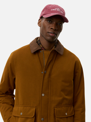 Les Deux Montana Jacket Monk’s Robe Yellow Orange Front Pockets Collared LS Outerwear Men’s Jackets for Men Winter Fall Attire Athens GA Georgia Kempt Menswear Store Near Me