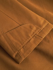 Les Deux Montana Jacket Monk’s Robe Yellow Orange Front Pockets Collared LS Outerwear Men’s Jackets for Men Winter Fall Attire Athens GA Georgia Kempt Menswear Store Near Me