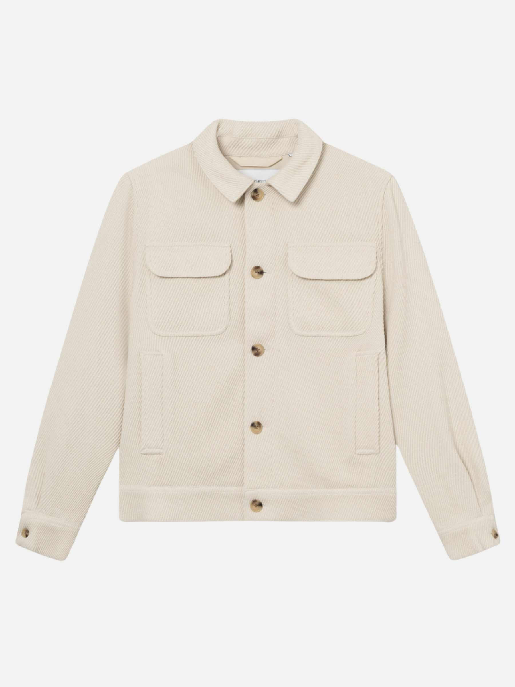 Les Deux Nash 2.0 Wool Hybrid Jacket Ivory Kempt