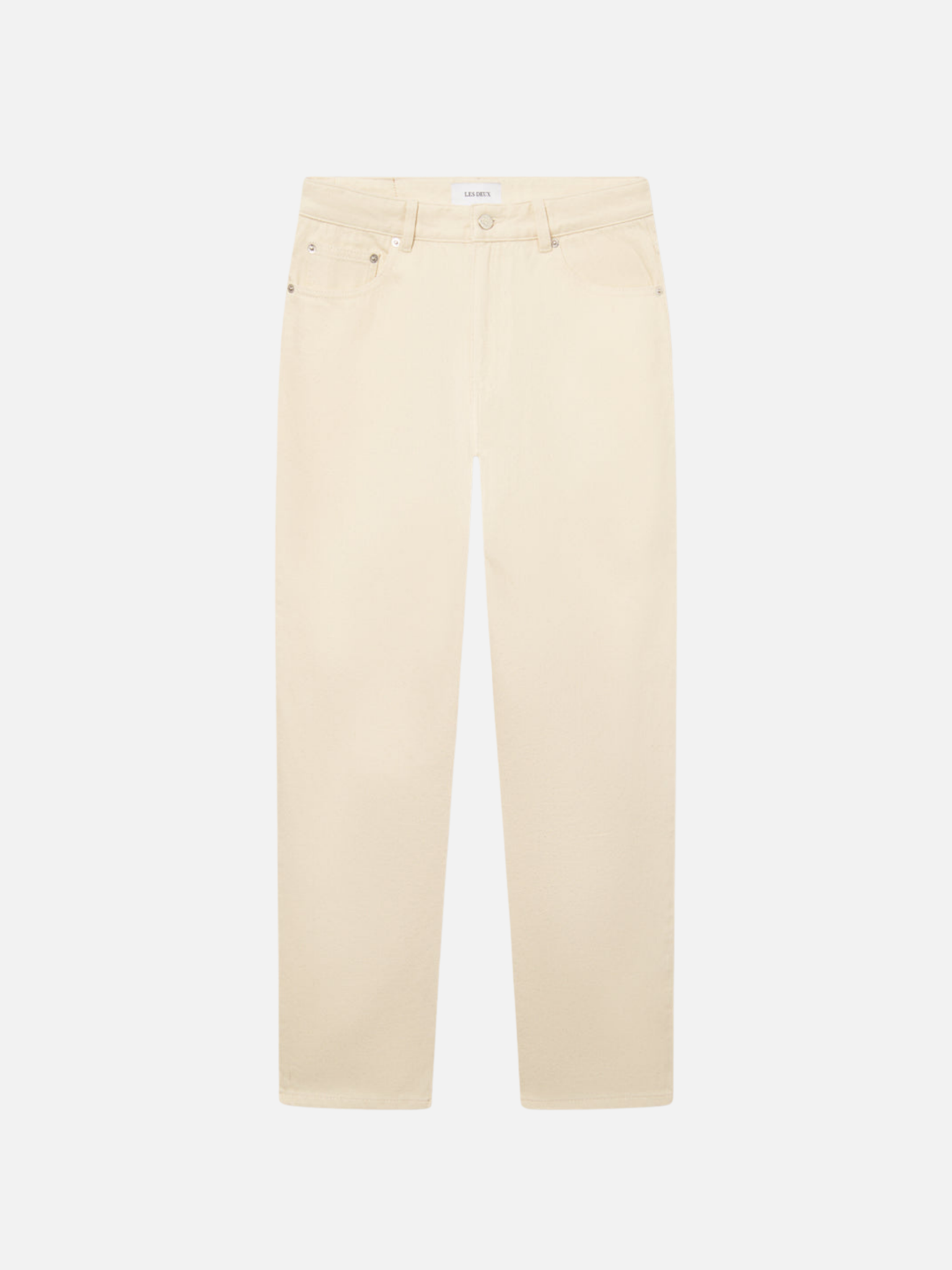 Les Deux Ryder White Ivory Men’s Pants 32 Inseam Length Relaxed Fit Bottoms Athens GA Georgia Kempt Menswear Store Near Me
