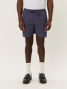 Les Deux Stan Seersucker Swim Shorts 2.0 Men’s Swimsuit Swimshorts Bottoms Summer for Men Graystone Blue Grey Gray Athens GA Georgia Menswear Store Near Me 