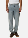 Les Deux Ryder Washed Denim Jeans Pants Loose Tapered Fit Light Indigo Wash Pants Bottoms for Men Athens GA Georgia Kempt Menswear Store Near Me