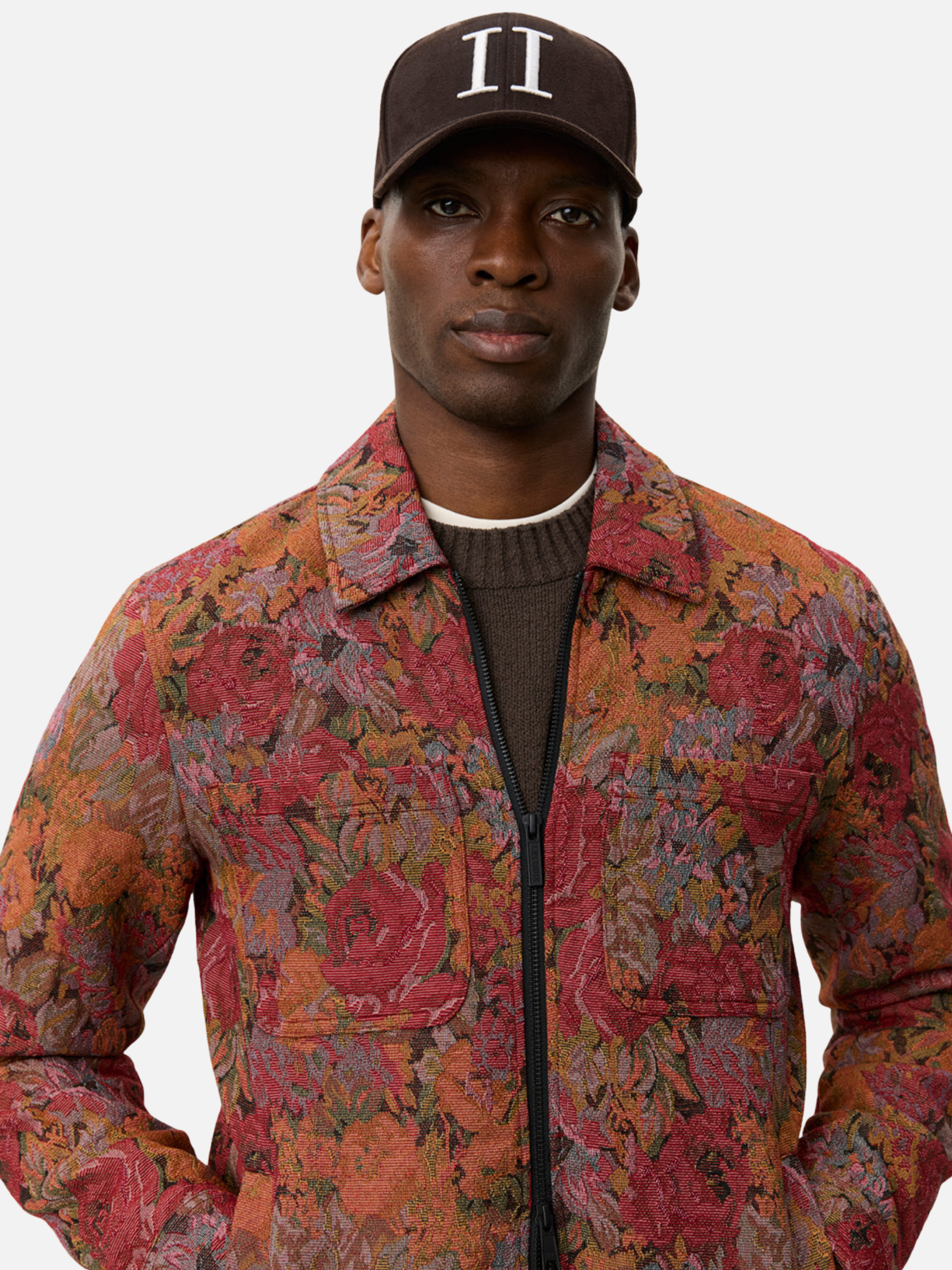 Les Deux Marseille Jacquard Zipper Jacket