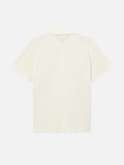 Les Deux Axel Shirt Light Ivory Men's Short Sleeve Button Up Collared Top For Men Athens GA Georgia Kempt  Menswear Store Near Me