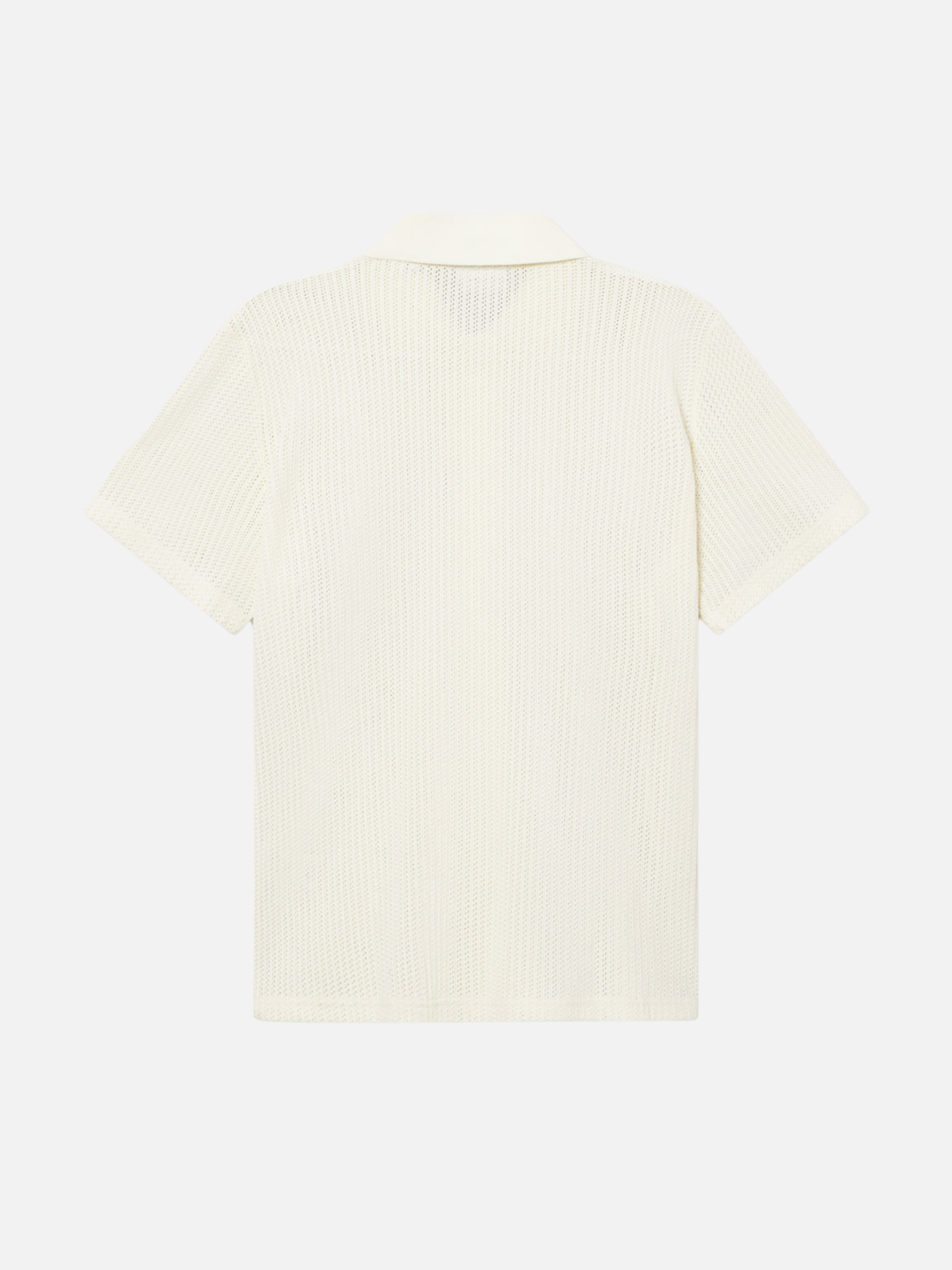 Les Deux Axel Shirt Light Ivory Men's Short Sleeve Button Up Collared Top For Men Athens GA Georgia Kempt  Menswear Store Near Me