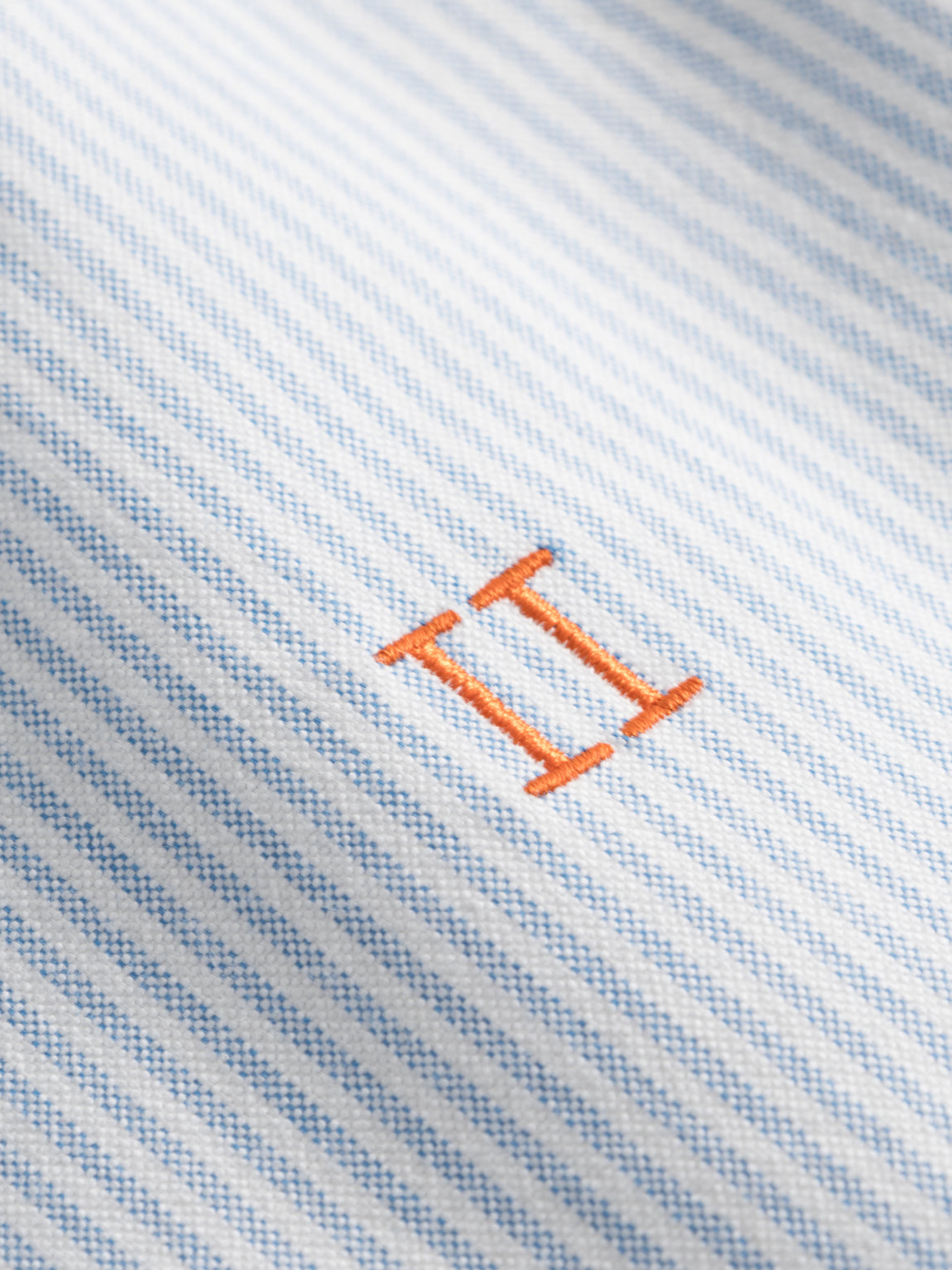 Les Deux Konrad Oxford Shirt Light Blue White LS Long Sleeve Men's Button Down Collared Shirt For Men Athens GA Georgia Kempt Menswear Store Near Me