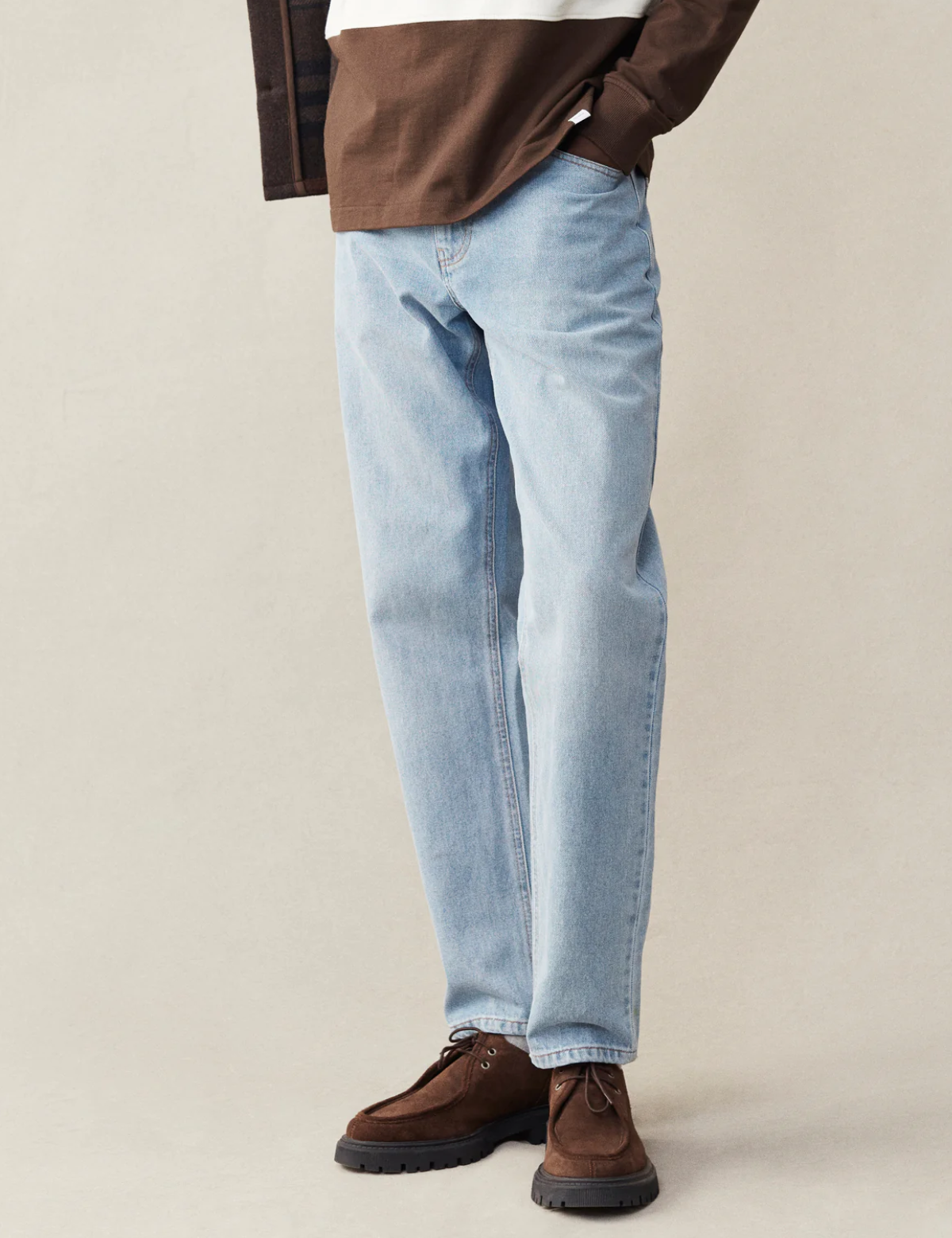 les deux ryder relaxed jeans 100% organic cotton light wash denim kempt athens ga georgia men's clothing store