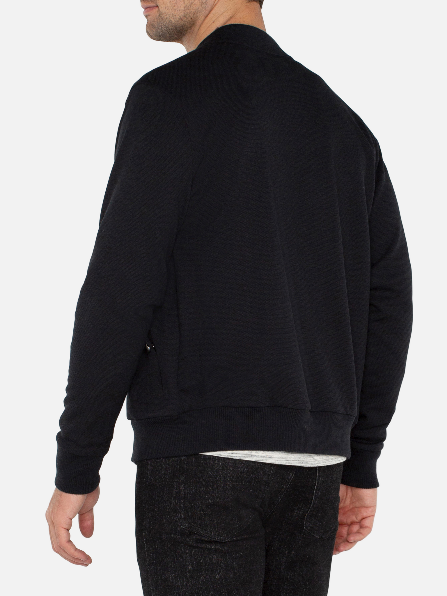 LIVERPOOL Bomber Jacket Black Men’s Casual Jacket Zip Up Athens GA Georgia Kempt Menswear Store Near Me