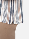 Liverpool Stripe Cuban Collar Button Down Shirt Mens Spring Clothing Kempt Athens Georgia Mens Shop