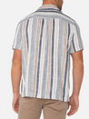 Liverpool Stripe Cuban Collar Button Down Shirt Mens Spring Clothing Kempt Athens Georgia Mens Shop