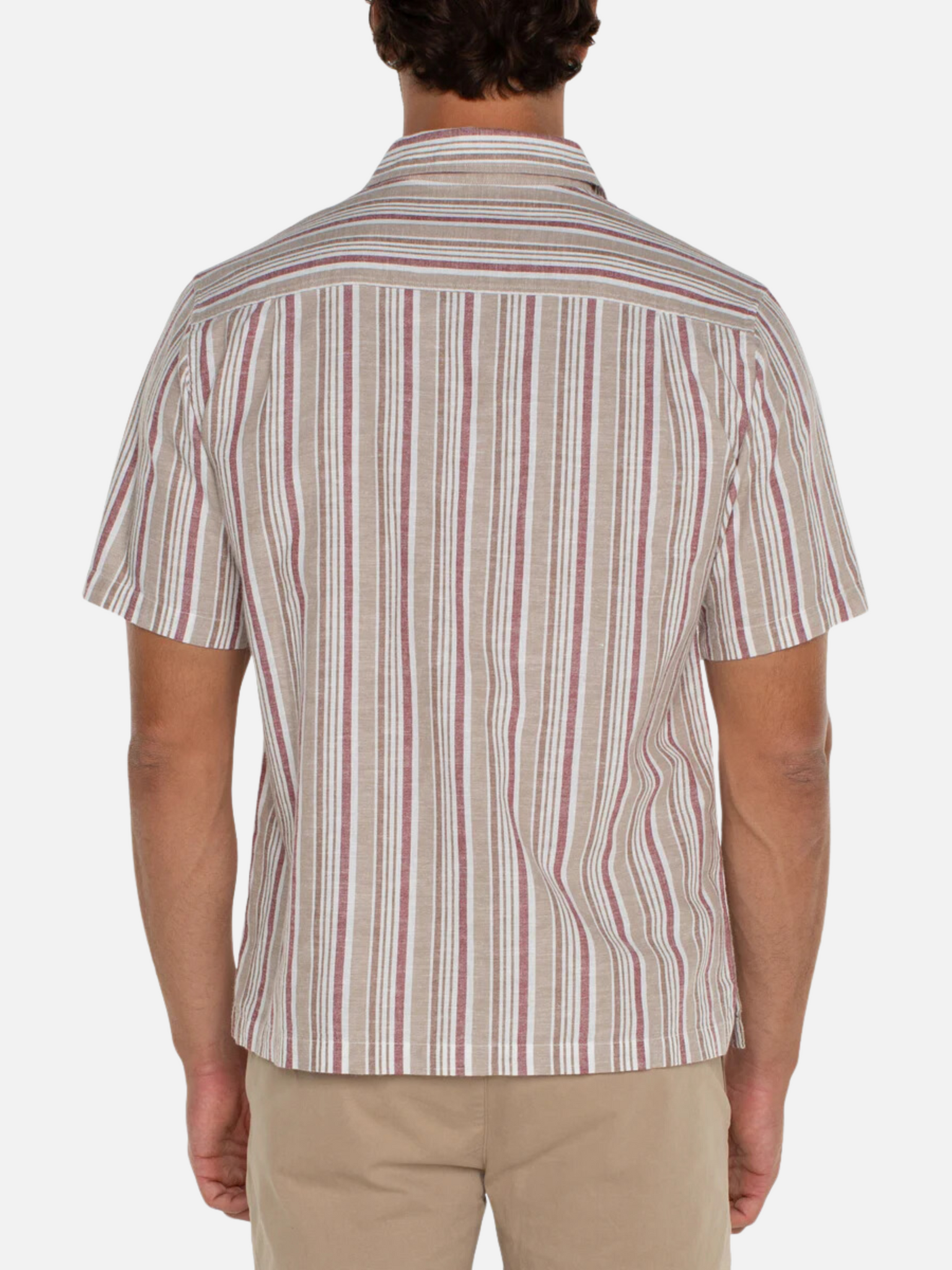 Liverpool SS Button Down - Nantucket Stripe