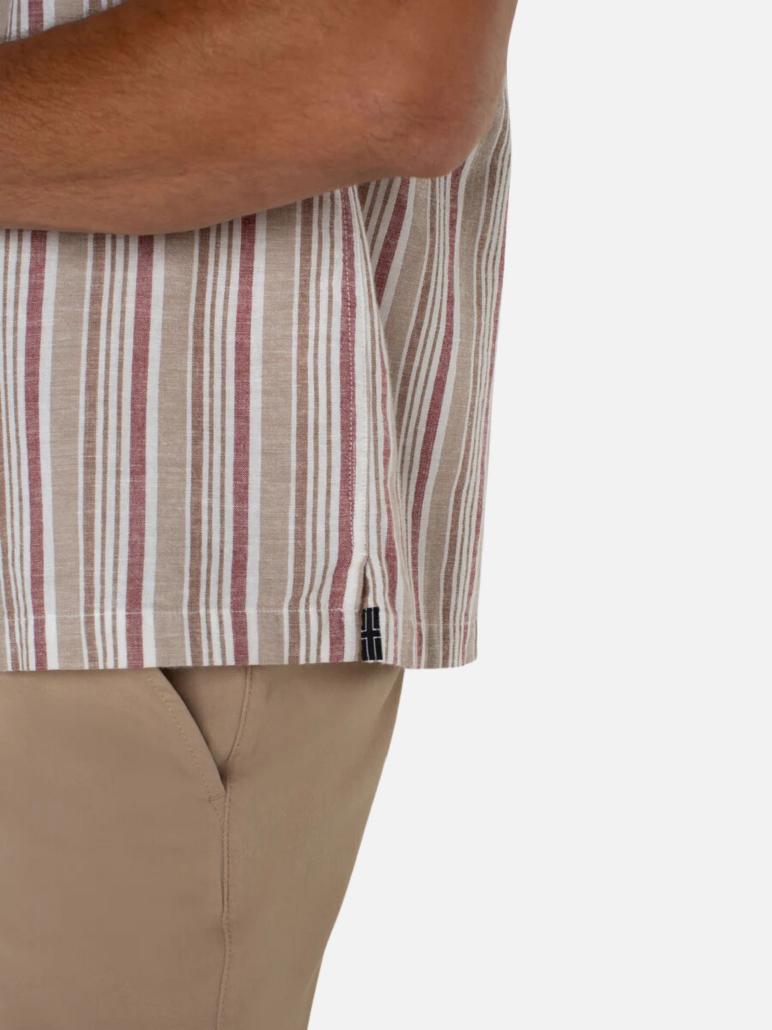 Liverpool SS Button Down - Nantucket Stripe