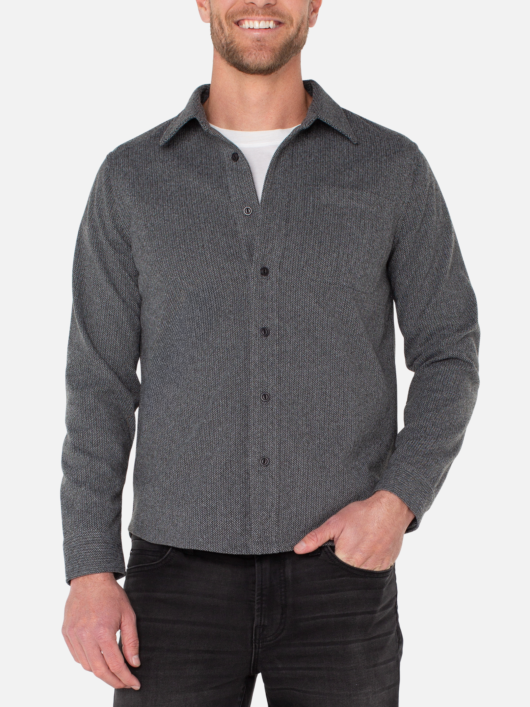 Liverpool Decatur Knit Button Down