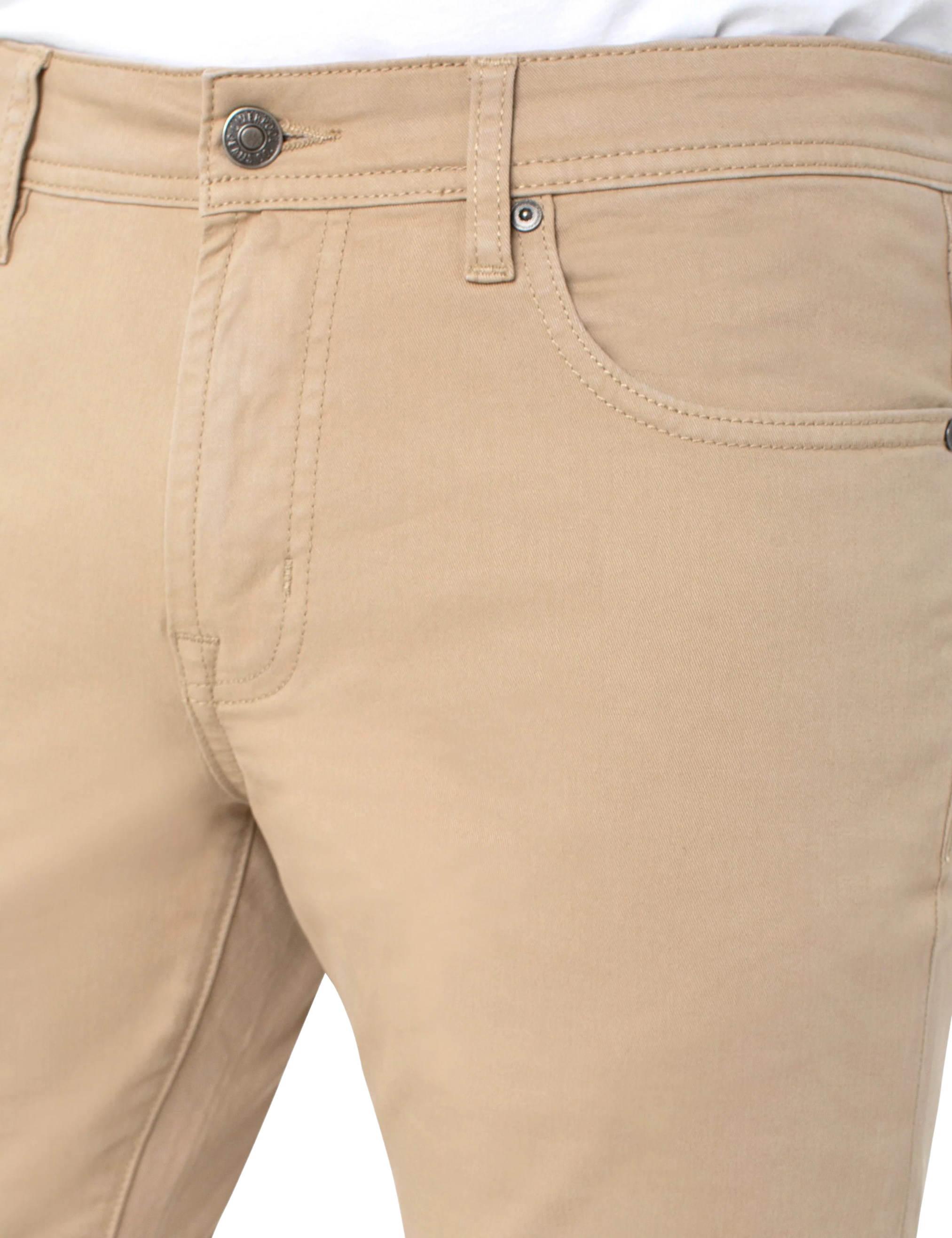 Liverpool Kingston Modern Straight Pant Peached Khaki Twill Slim Pant Kempt Mens Clothing Athens Georgia
