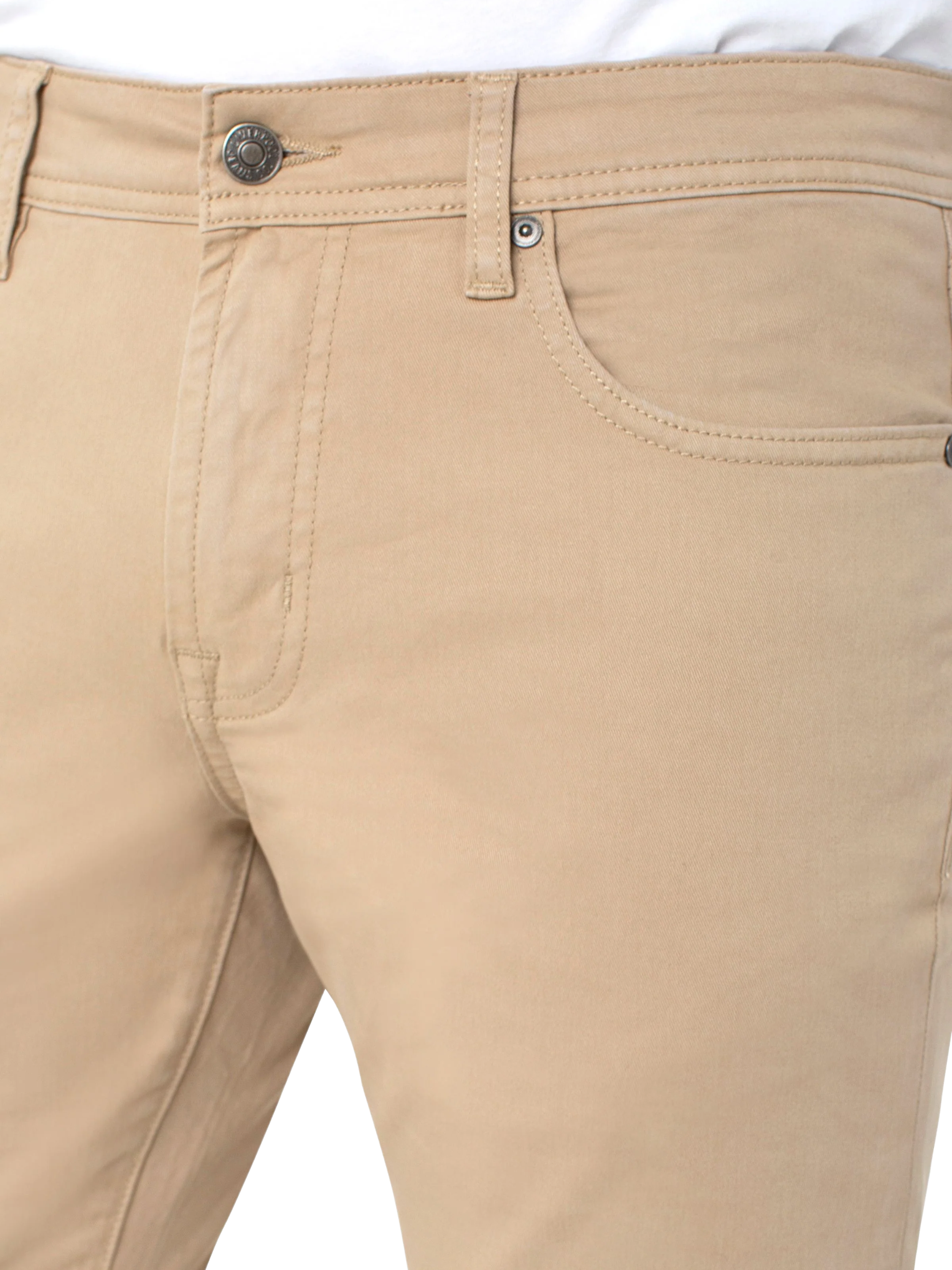 Liverpool Kingston Modern Straight Pant Peached Khaki Twill Slim Pant Kempt Mens Clothing Athens Georgia