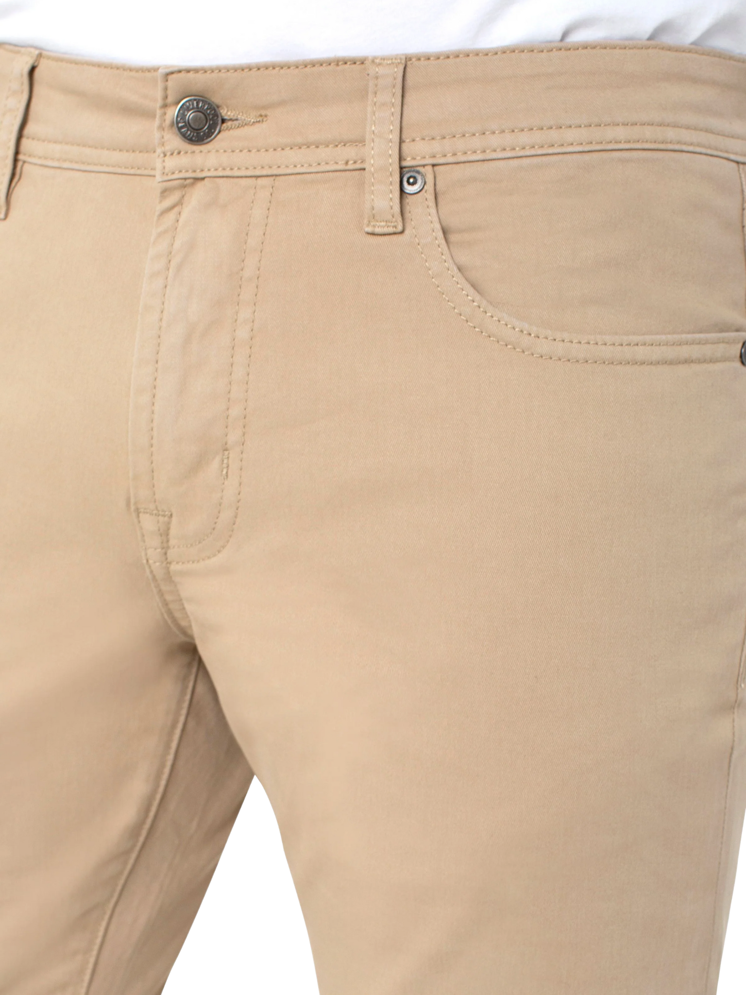 Liverpool Kingston Modern Straight Pant Peached Khaki Twill Slim Pant Kempt Mens Clothing Athens Georgia