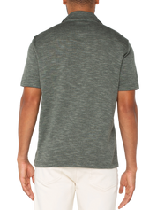 Liverpool Knit SS Button Up Heather Sage Shirt Kempt Mens Shop Athens Georgia