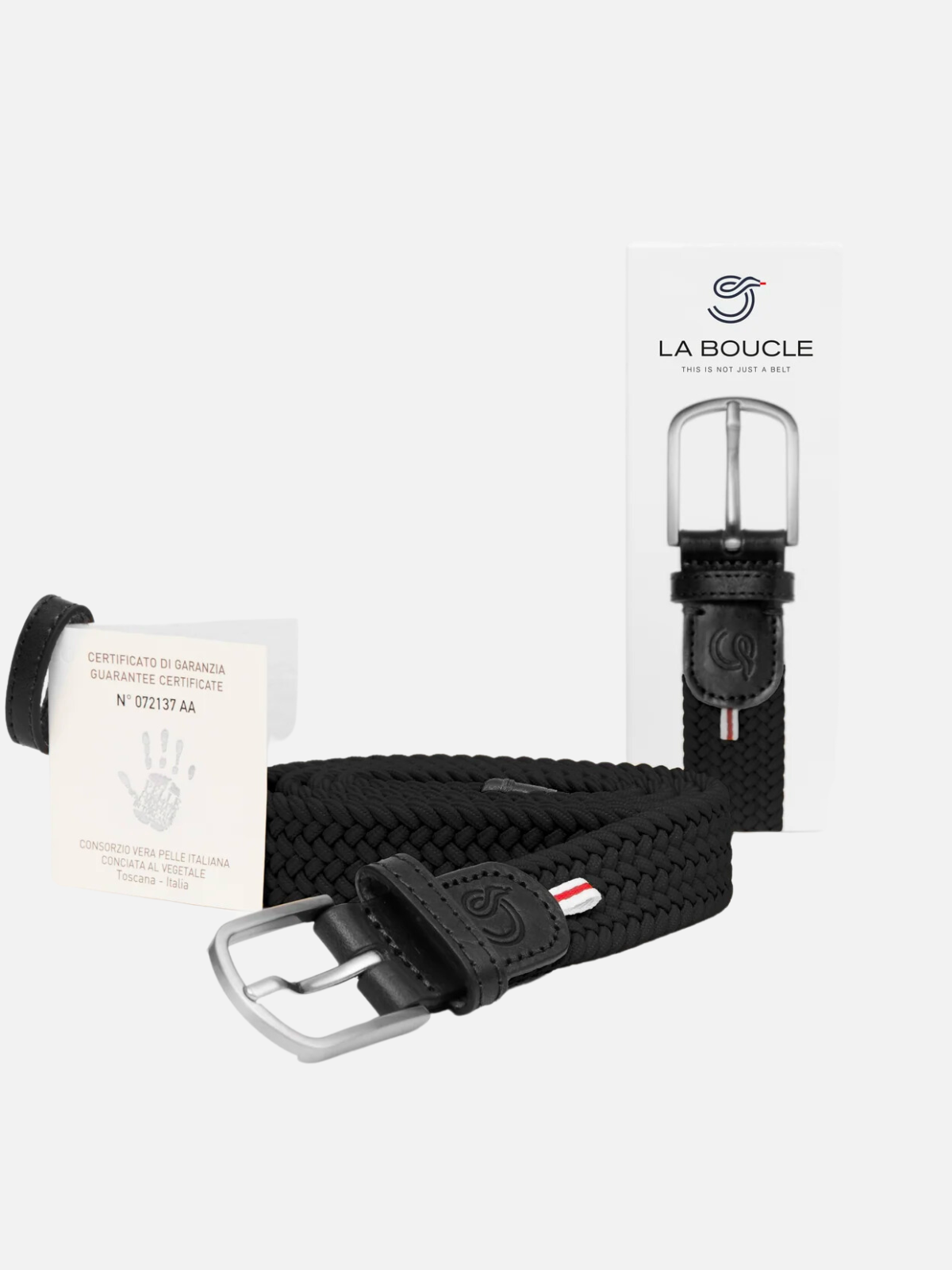 La Boucle London Mono Belt - Black