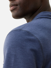 Marine Layer Air Pocket Polo Shirt Vintage Indigo SS Short Sleeve Collared Men’s Tops for Men Athens GA Georgia Menswear Store Near Me