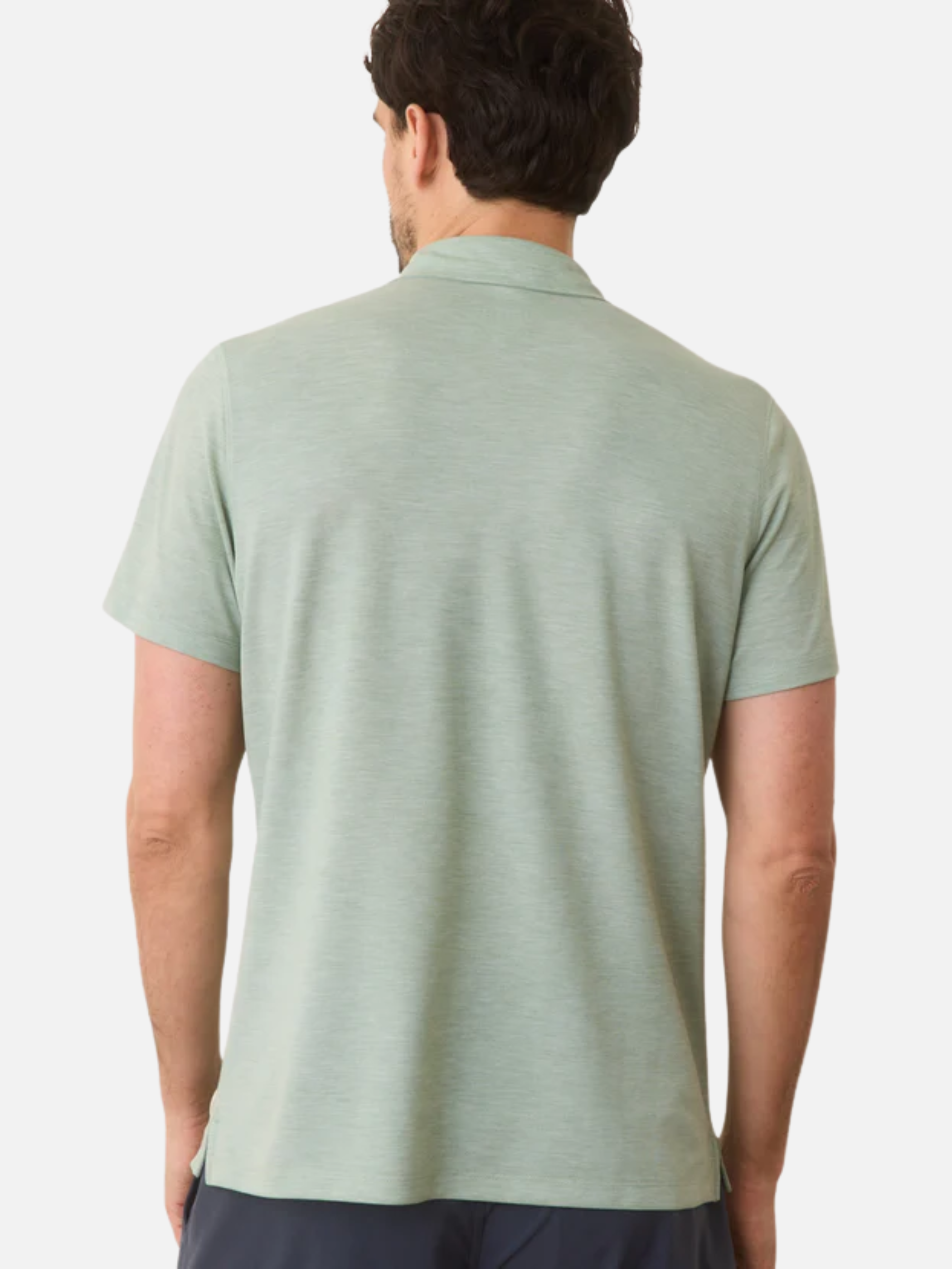 Marine Layer Air Polo Iceberg Green Light Pale Sage Collared Men’s Shirt for Men Athens GA Georgia Kempt Menswear Store Near Me Spring Summer 