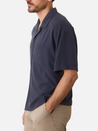 Marine Layer Boxy Resort Shirt India Ink Violet Deep Blue Cropped Box Relaxed Collared Button Up Spring Summer Men’s Top for Men Athens GA Georgia Kempt Menswear Store Near Me 