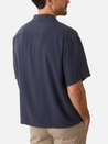 Marine Layer Boxy Resort Shirt India Ink Violet Deep Blue Cropped Box Relaxed Collared Button Up Spring Summer Men’s Top for Men Athens GA Georgia Kempt Menswear Store Near Me 