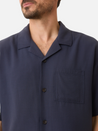 Marine Layer Boxy Resort Shirt India Ink Violet Deep Blue Cropped Box Relaxed Collared Button Up Spring Summer Men’s Top for Men Athens GA Georgia Kempt Menswear Store Near Me 