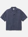 Marine Layer Boxy Resort Shirt India Ink Violet Deep Blue Cropped Box Relaxed Collared Button Up Spring Summer Men’s Top for Men Athens GA Georgia Kempt Menswear Store Near Me 