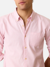 Marine Layer California Oxford Shirt Spring Summer Men’s Top for Men LS Long Sleeve Button Down Collared Top Rose Pink Athens GA Georgia Kempt Menswear Store Near Me