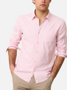 Marine Layer California Oxford Shirt Spring Summer Men’s Top for Men LS Long Sleeve Button Down Collared Top Rose Pink Athens GA Georgia Kempt Menswear Store Near Me