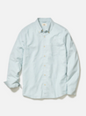 Marine Layer Oxford Men’s LS Long Sleeve Button Collared Casual Shirt Top Grey Mist Blue Athens GA Georgia Kempt Menswear Store Near Me
