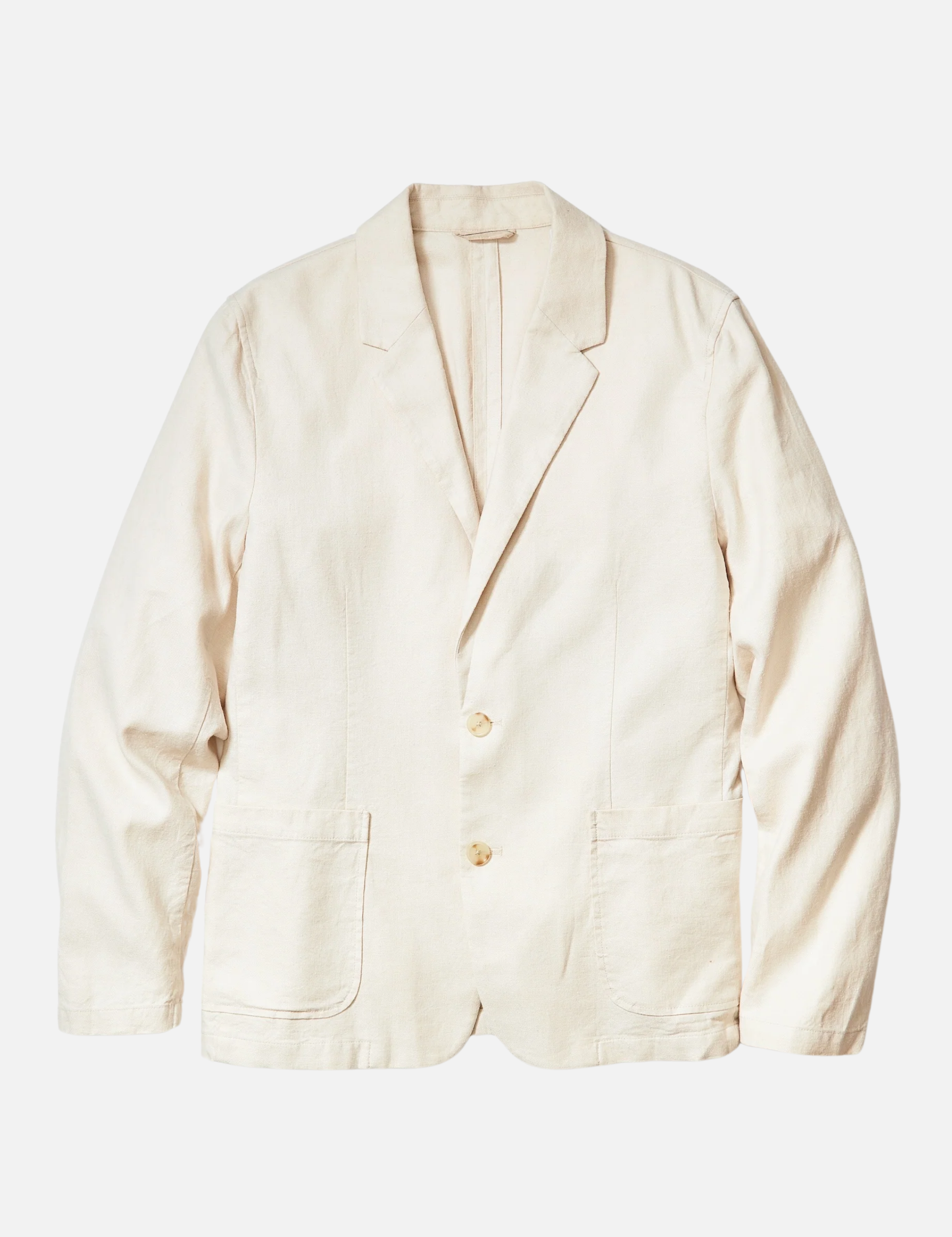 Marine Layer Hemp Blazer Natural Cream Men’s Beach Formal Top for Men Spring Summer Athens GA Georgia Kempt Menswear Store Near Me