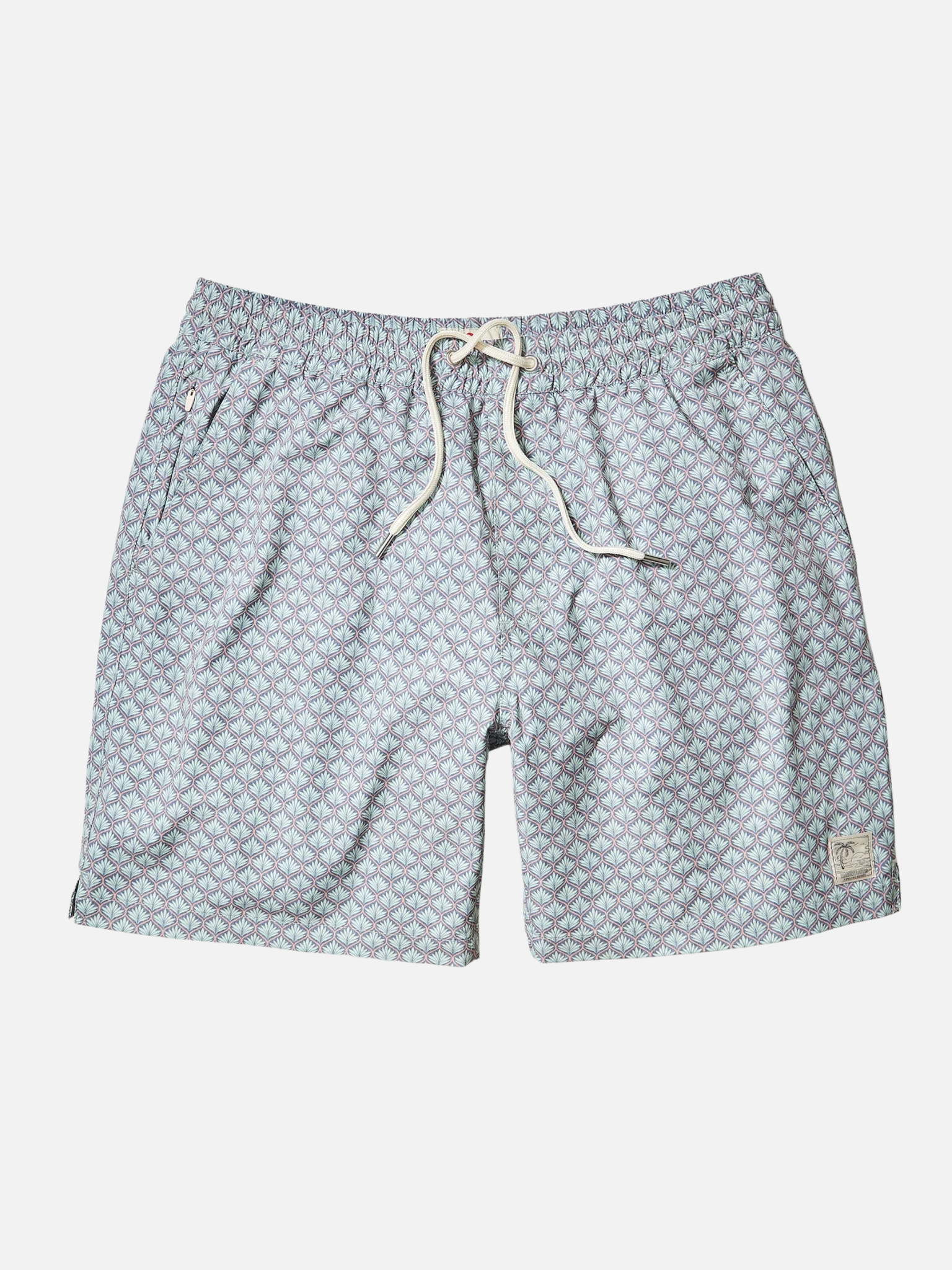Marine Layer Lined Sport Swim 6” Inch Short Men’s Shorts for Men Spring Summer Aqua Agave Blue Green Print Athens GA Georgia Kempt Menswear Store Near Me
