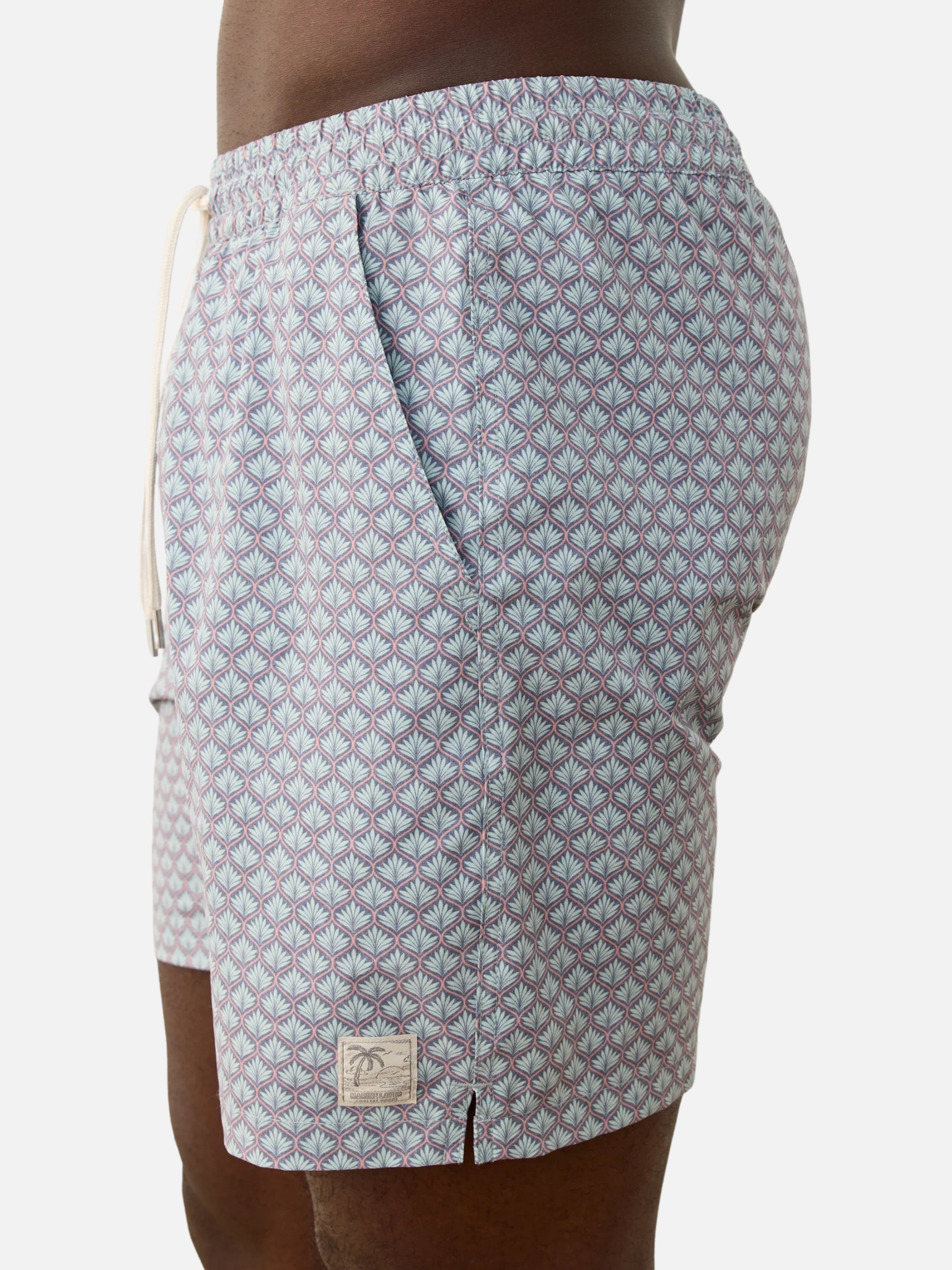 Marine Layer Lined Sport Swim 6” Inch Short Men’s Shorts for Men Spring Summer Aqua Agave Blue Green Print Athens GA Georgia Kempt Menswear Store Near Me