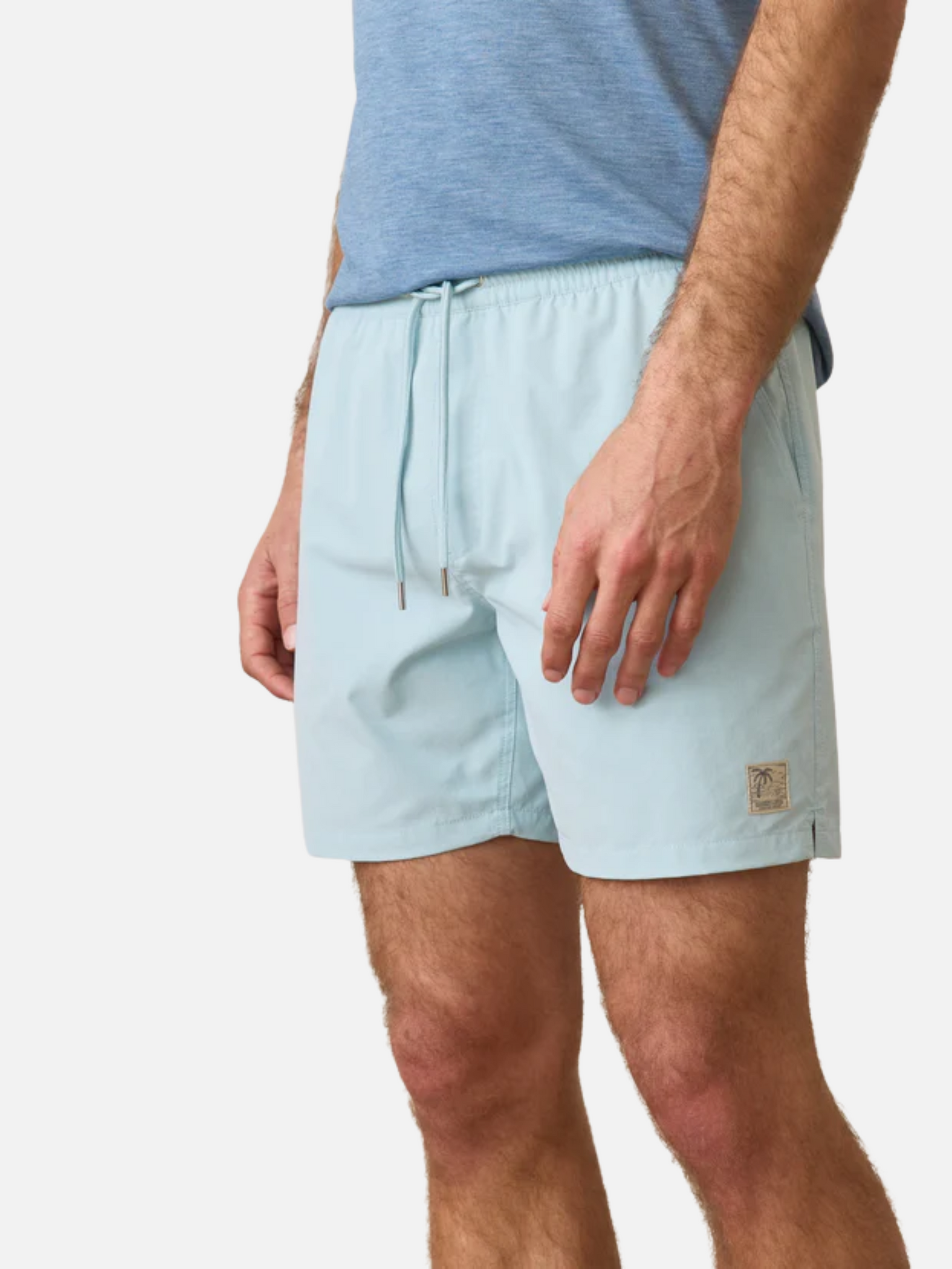 Marine Layer Lined 6” Sport and Swim Short Light Sterling Blue Spring Summer Men’s Bottoms for Men Athens GA Georgia Kempt Menswear Store Near Me