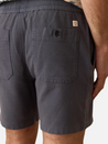 Marine Layer Saturday 6” Beach Short Faded Black Elastic Waist Drawstring Summer Shorts for Men Athens GA Georgia Kempt Menswear Store Near Me