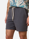 Marine Layer Saturday 6” Beach Short Faded Black Elastic Waist Drawstring Summer Shorts for Men Athens GA Georgia Kempt Menswear Store Near Me